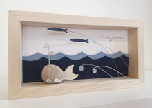 Carica l&#39;immagine nel visualizzatore di Gallery, Balenottera su sfondo blu notte MIDI