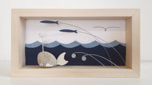 Carica l&#39;immagine nel visualizzatore di Gallery, Balenottera su sfondo blu notte MIDI