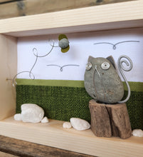 Carica l&#39;immagine nel visualizzatore di Gallery, Gatto con farfallina su sfondo verde MIDI