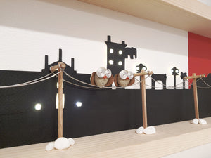 Skyline di Cagliari a Led