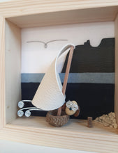 Carica l&#39;immagine nel visualizzatore di Gallery, Gufetto in barca con Sella Del Diavolo con sfondo scuro MINI
