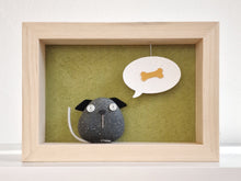 Carica l'immagine nel visualizzatore di Gallery, Cagnolino e osso su sfondo verde