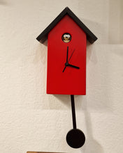 Carica l&#39;immagine nel visualizzatore di Gallery, Orologio a pendolo rosso