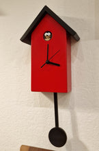 Carica l&#39;immagine nel visualizzatore di Gallery, Orologio a pendolo rosso