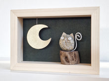 Carica l'immagine nel visualizzatore di Gallery, Gatto che guarda la luna con sfondo verde MIDI