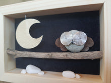 Carica l&#39;immagine nel visualizzatore di Gallery, Gufetto sul ramo e luna MIDI