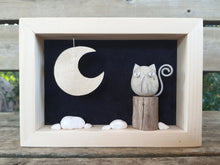 Carica l&#39;immagine nel visualizzatore di Gallery, Gatto che guarda la luna MIDI