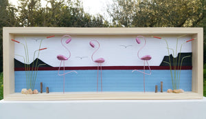 Fenicotteri rosa con Sella Del Diavolo MAXI