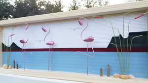 Fenicotteri rosa con Sella Del Diavolo MAXI
