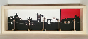 Skyline di Cagliari a Led